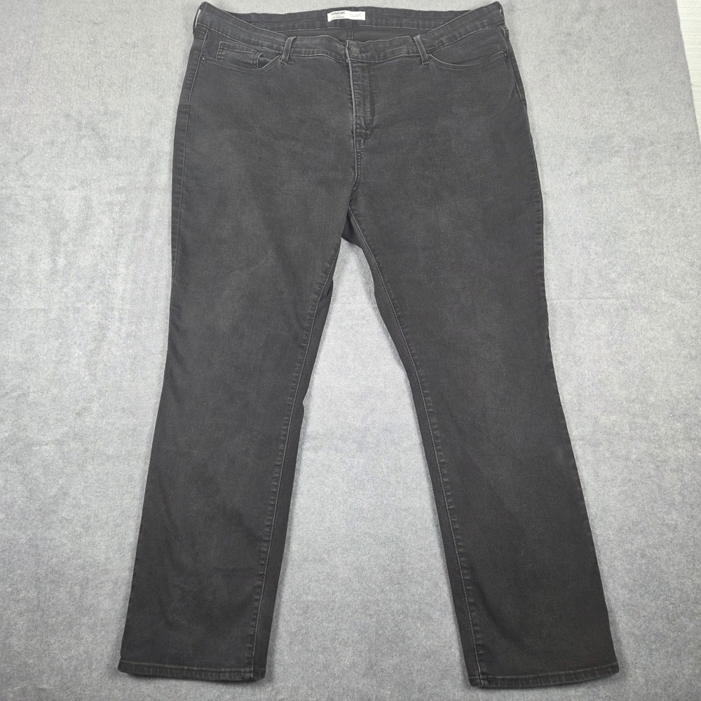 Levi Strauss Signature Gold‎  Shaping Straight Leg Jeans Charcoal Gray W37 L32